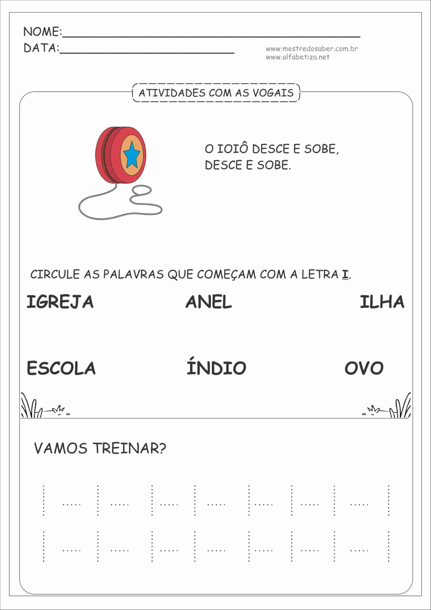 Atividades As Vogais Educa O Infantil Mestre Do Saber Loja