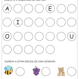Atividades com Alfabeto