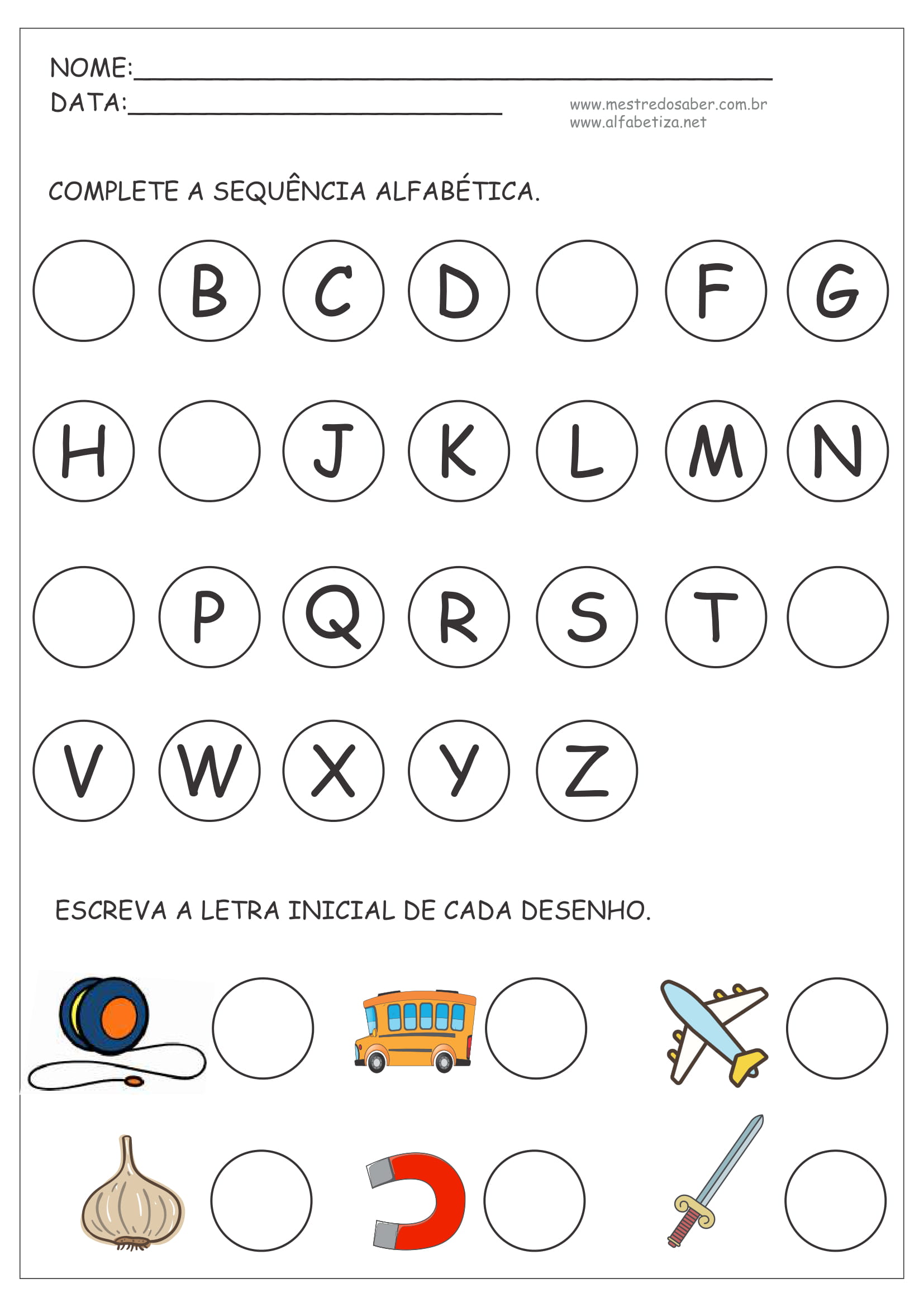 Atividades com Alfabeto - Imagem 2