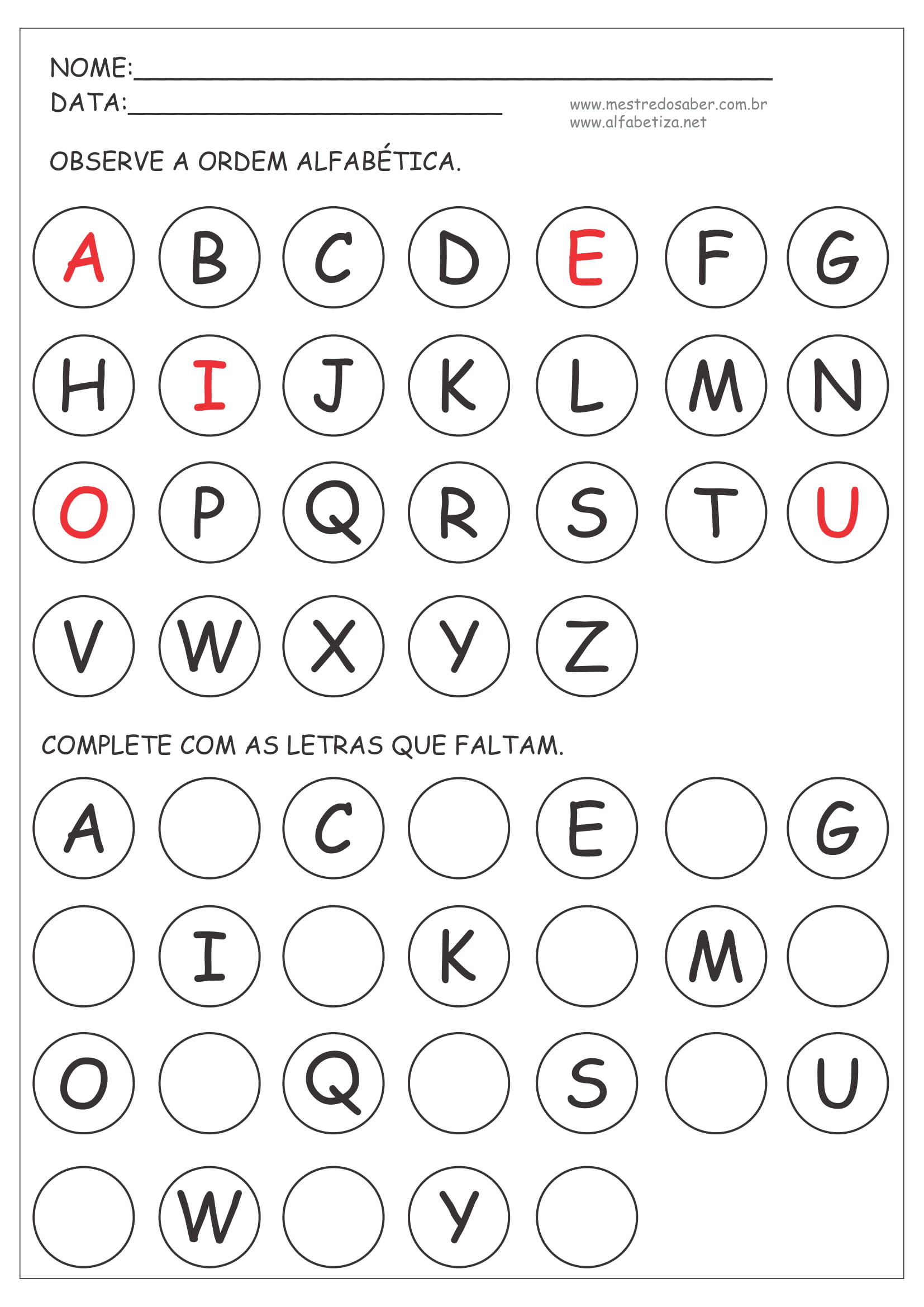 Atividades com Alfabeto - Imagem 3