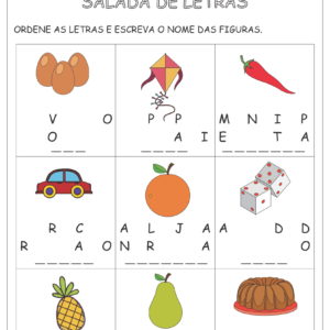 Atividades de Alfabetização para Imprimir