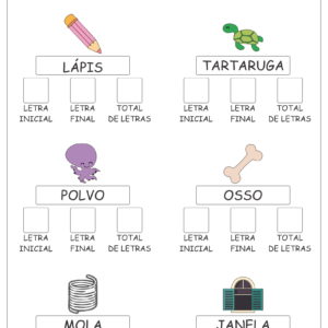 Atividades de Alfabetização 1 ano para Imprimir