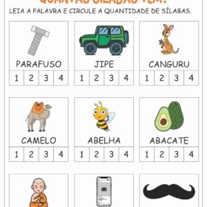 Atividades para Alfabetização