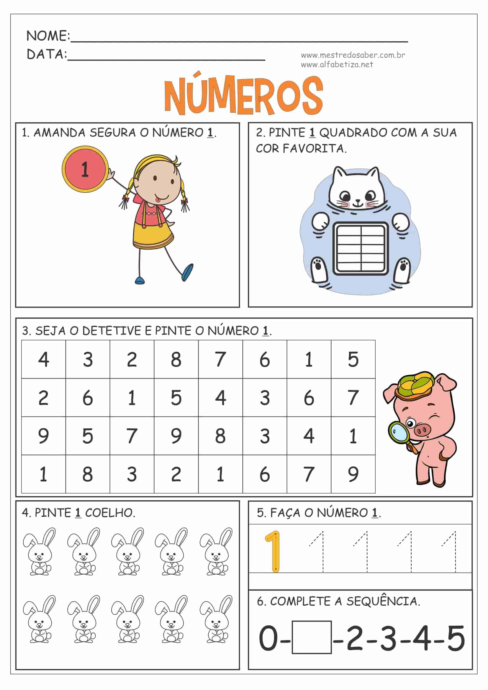 Atividades com Números