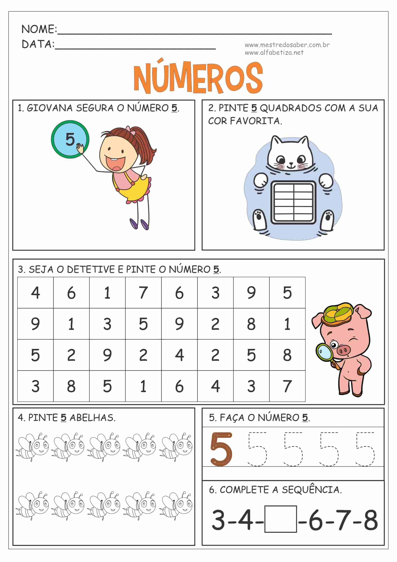 Atividades com Números - Imagem 3