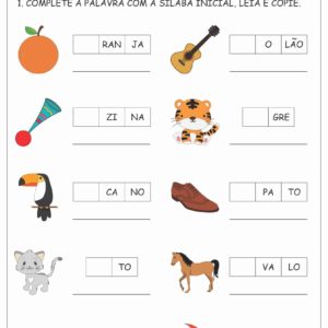 Atividades de Alfabetização e Letramento