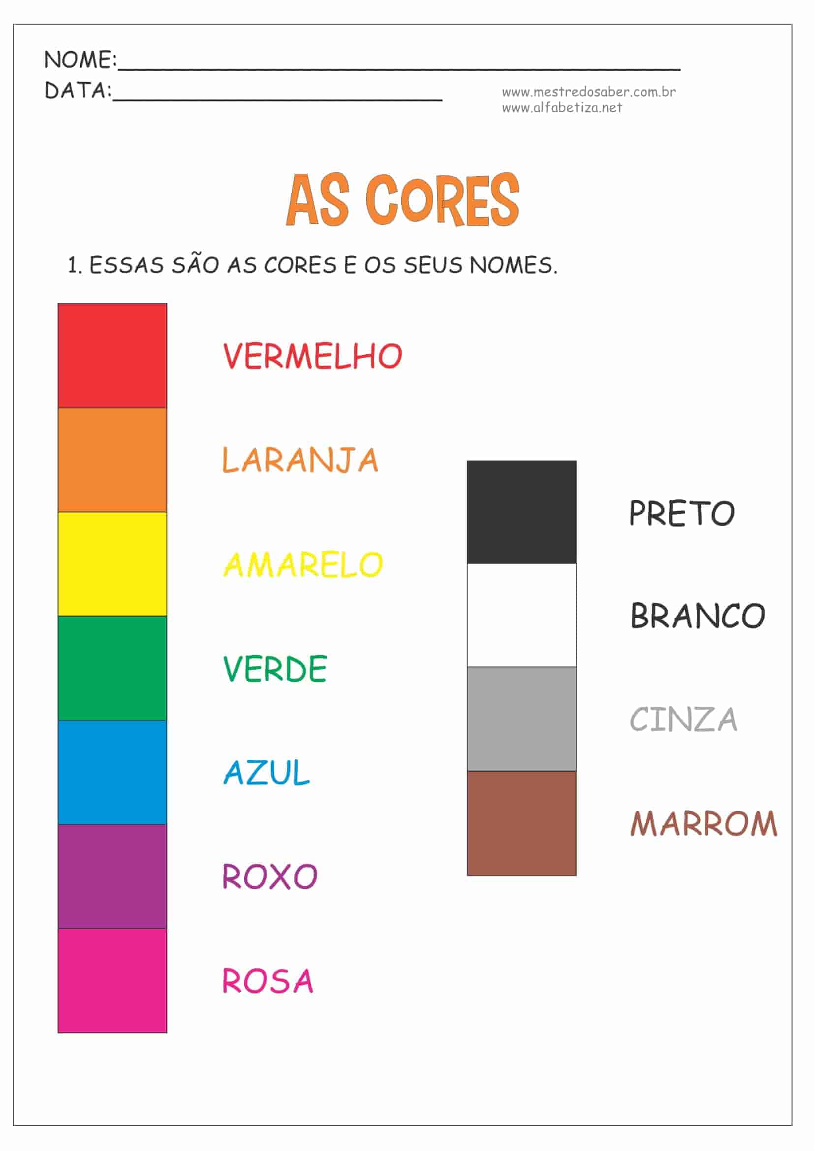 Atividades com Cores - Imagem 2
