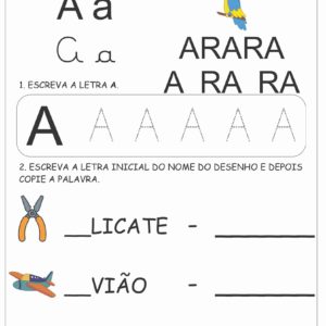 Atividades para Educação Infantil 4 anos