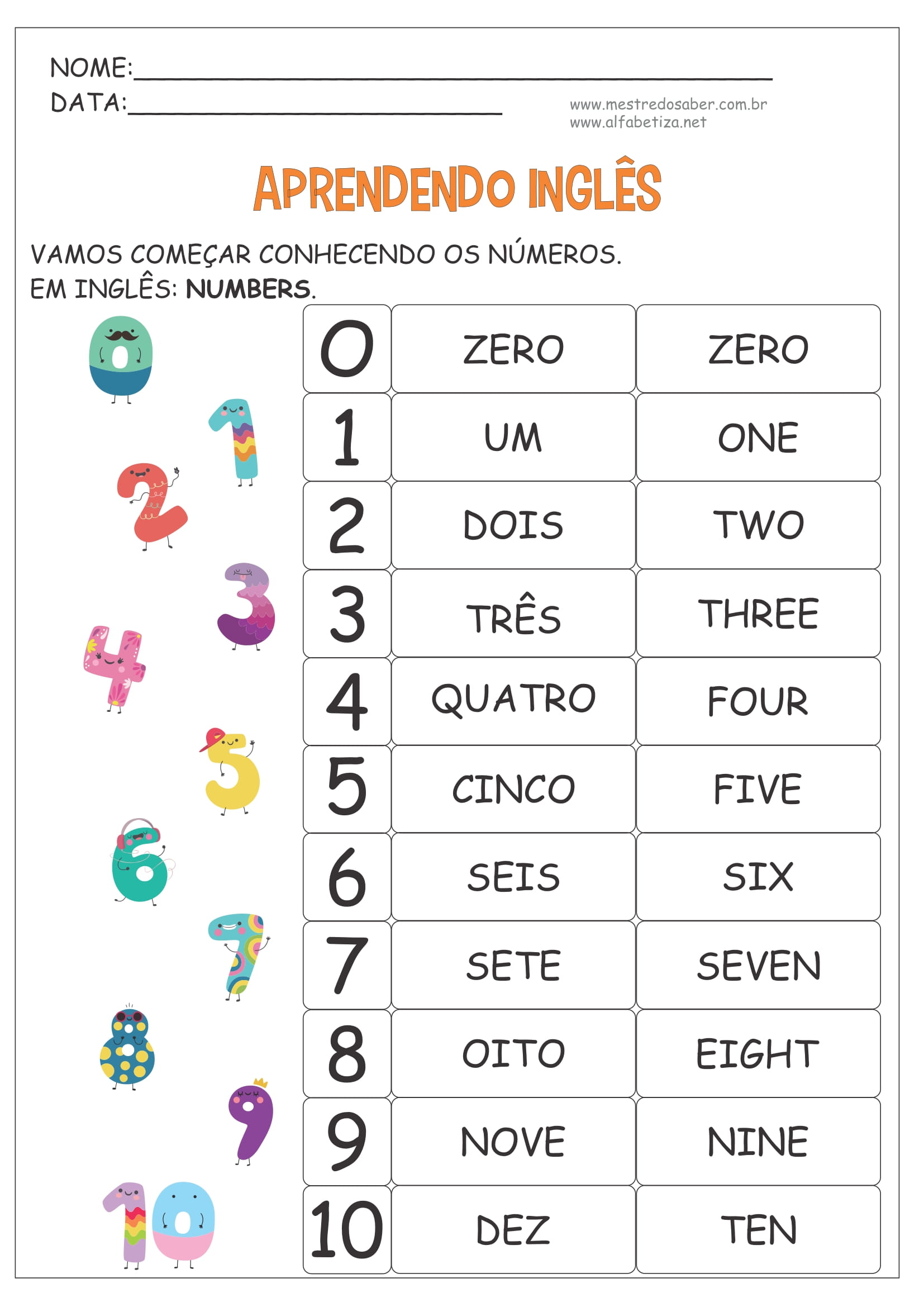 Atividades de Inglês para Educação Infantil - Imagem 2