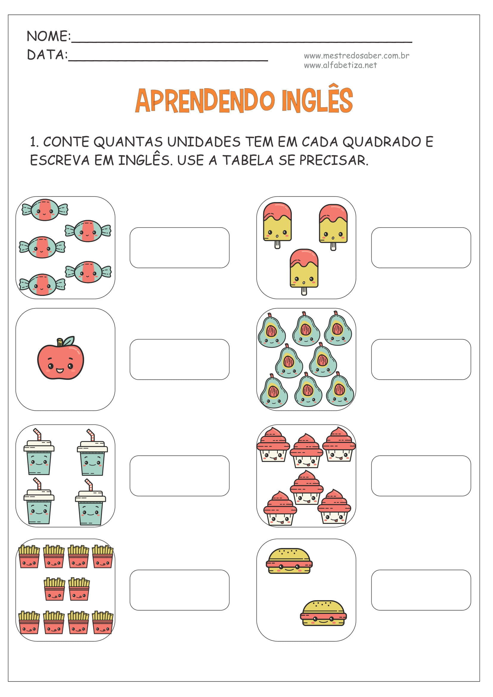 Atividades de Inglês para Educação Infantil - Imagem 3