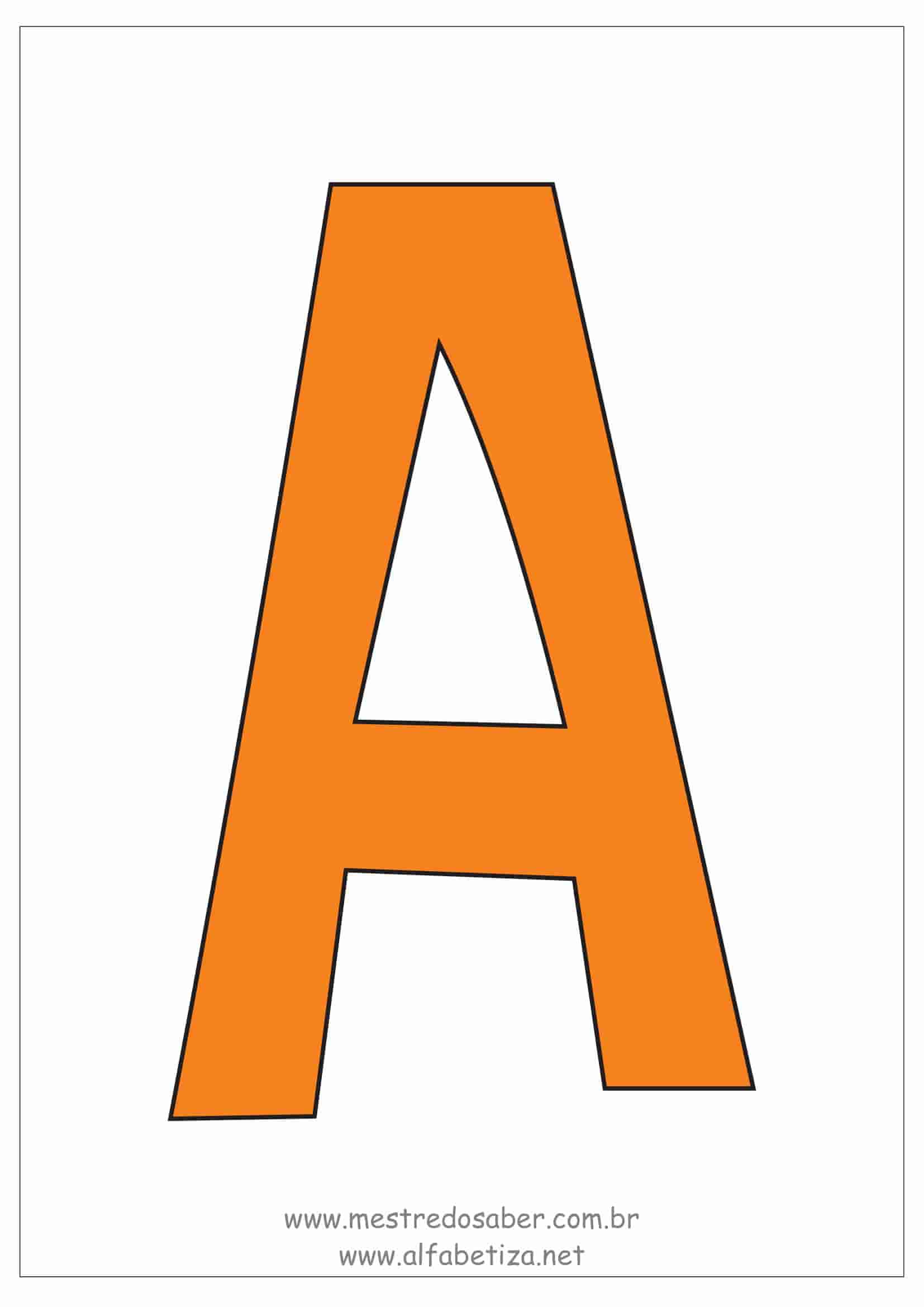 Molde de Letras e Números