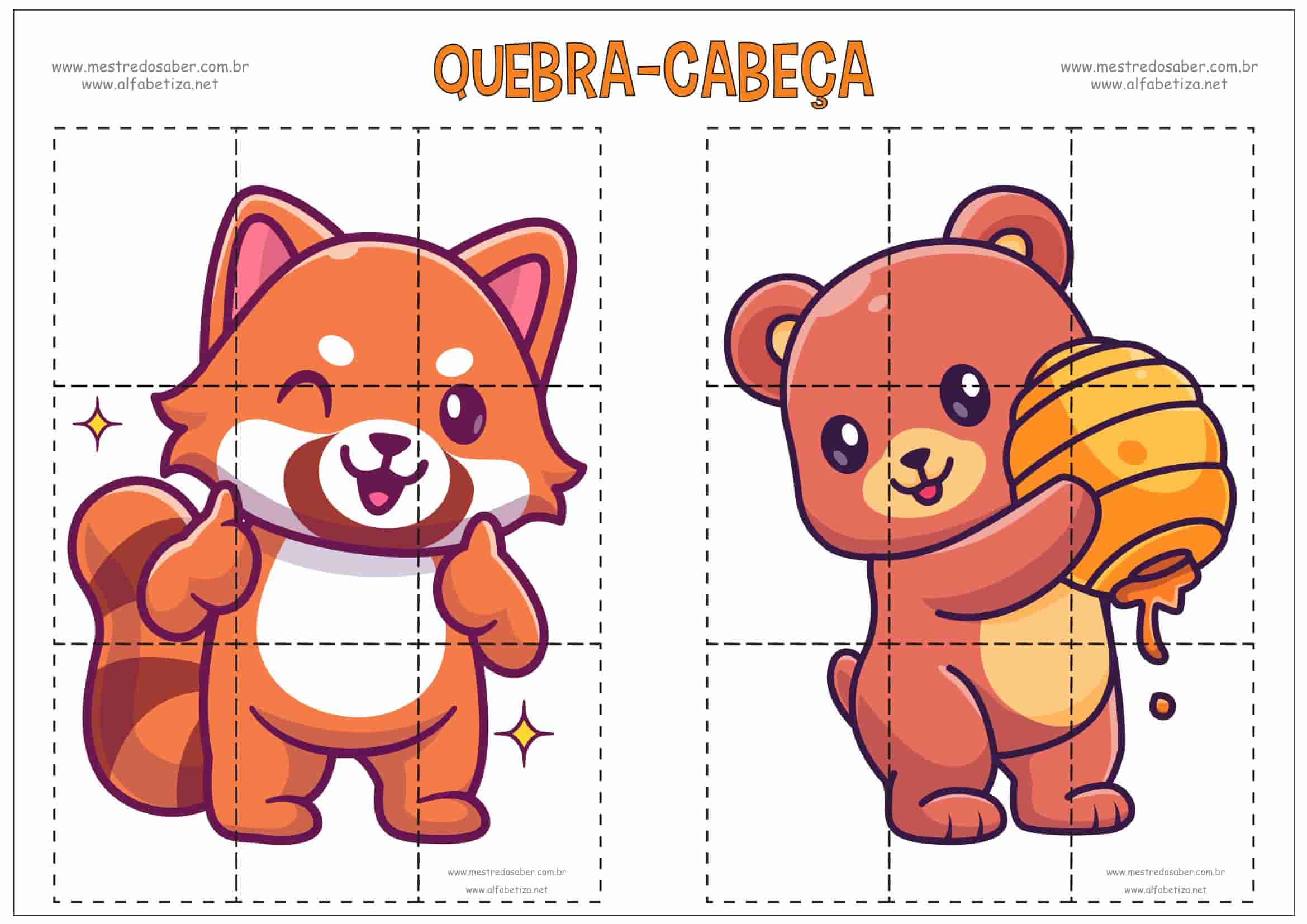 Quebra-Cabeça Educação Infantil