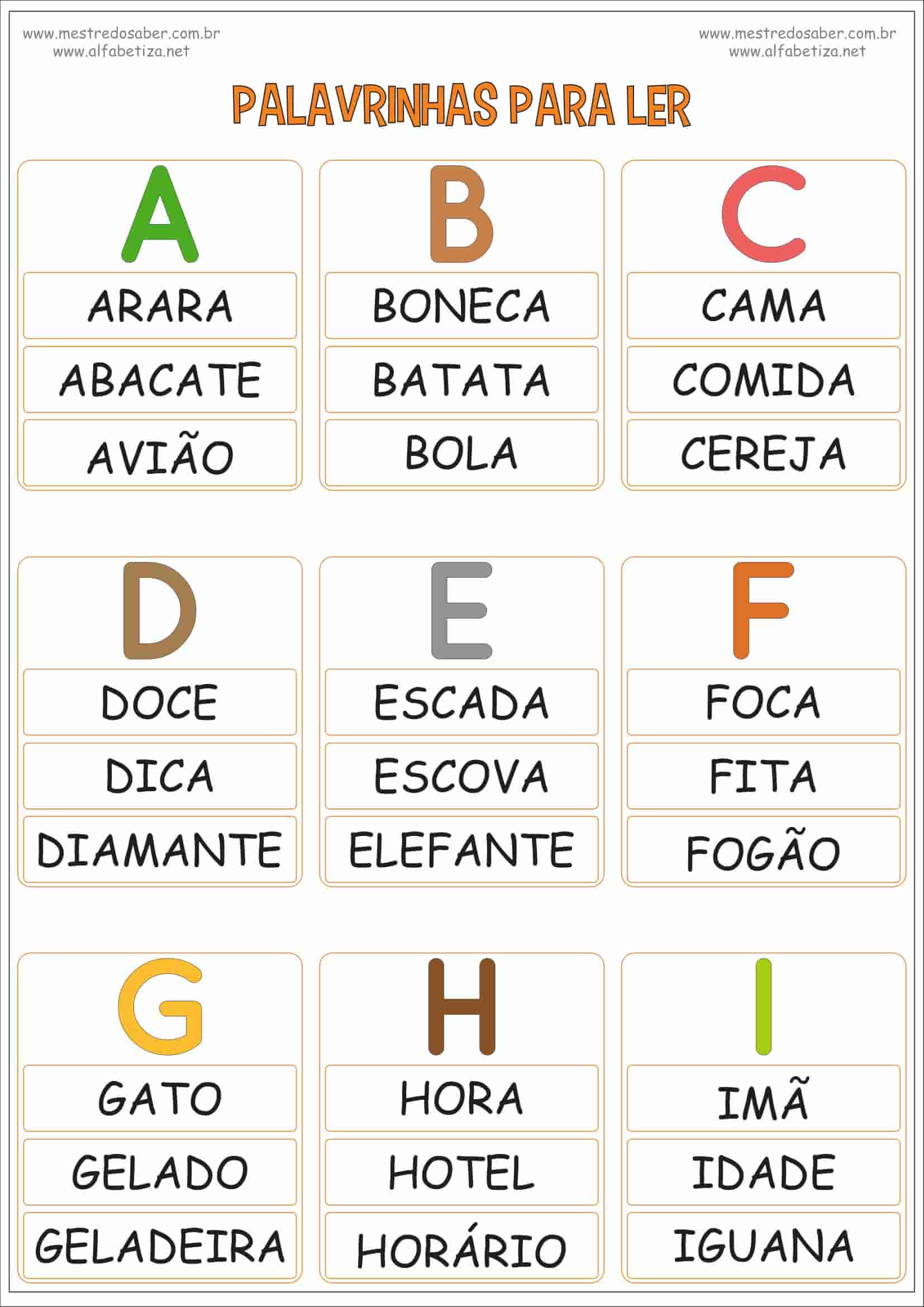 Palavrinhas para Ler - Imagem 4