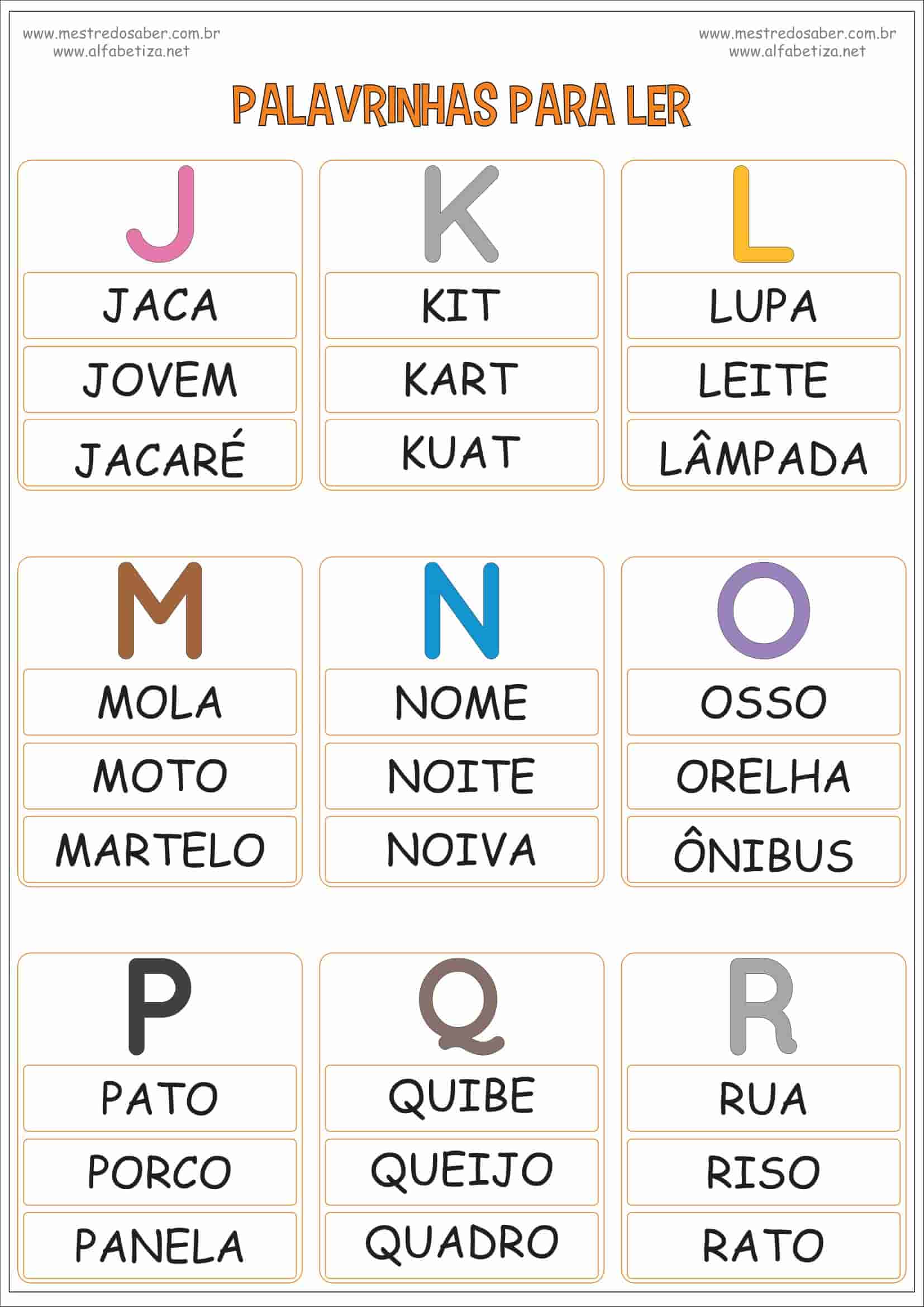 Palavrinhas para Ler - Imagem 5