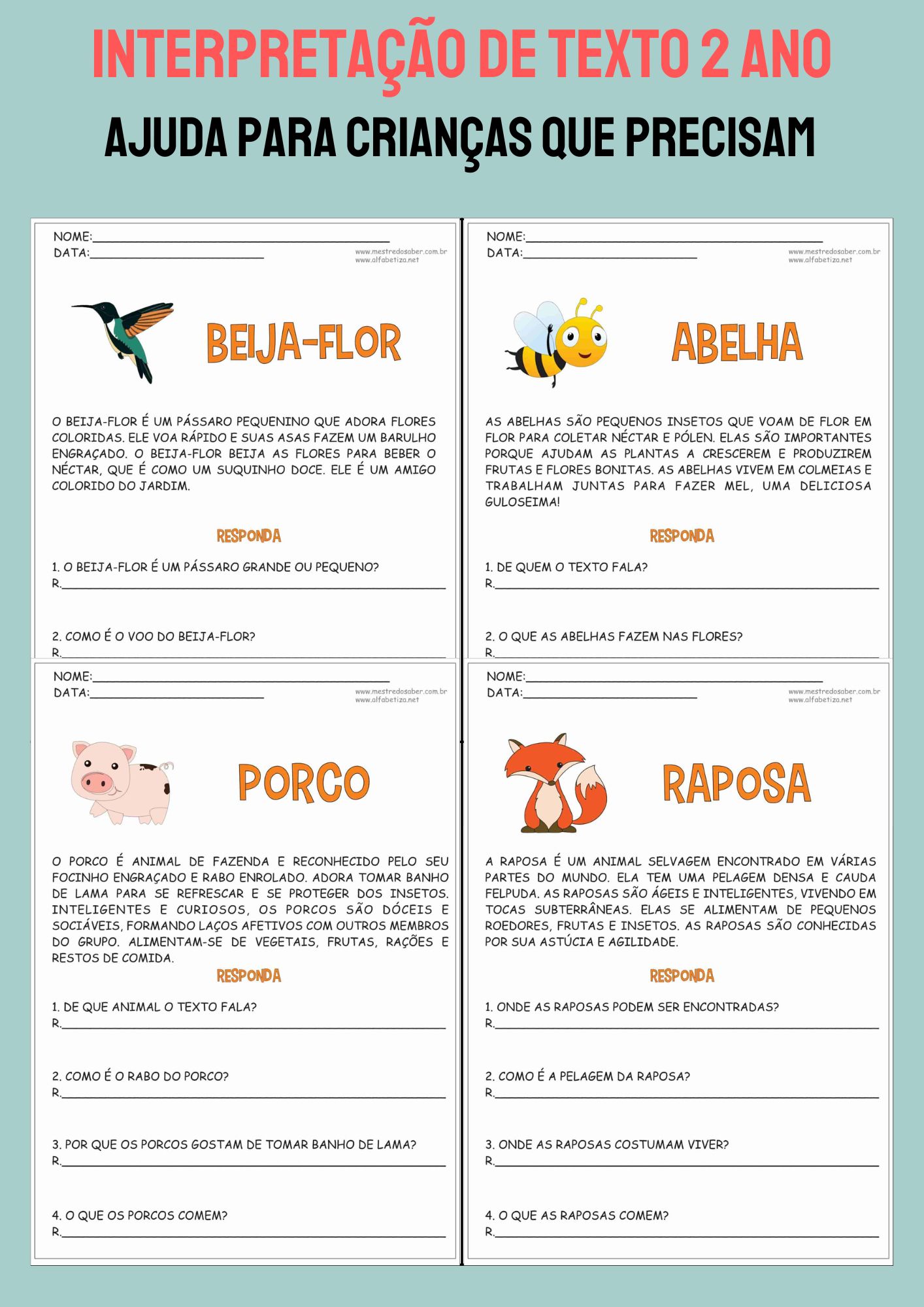 Interpretação de Texto 2 ano - Imagem 2