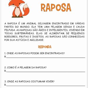 Interpretação de Texto 2 ano