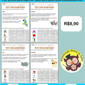 Texto para Alfabetização