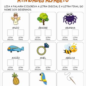 Atividades Alfabeto 1 ano