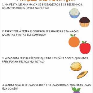 Problemas de Matemática 2 Ano