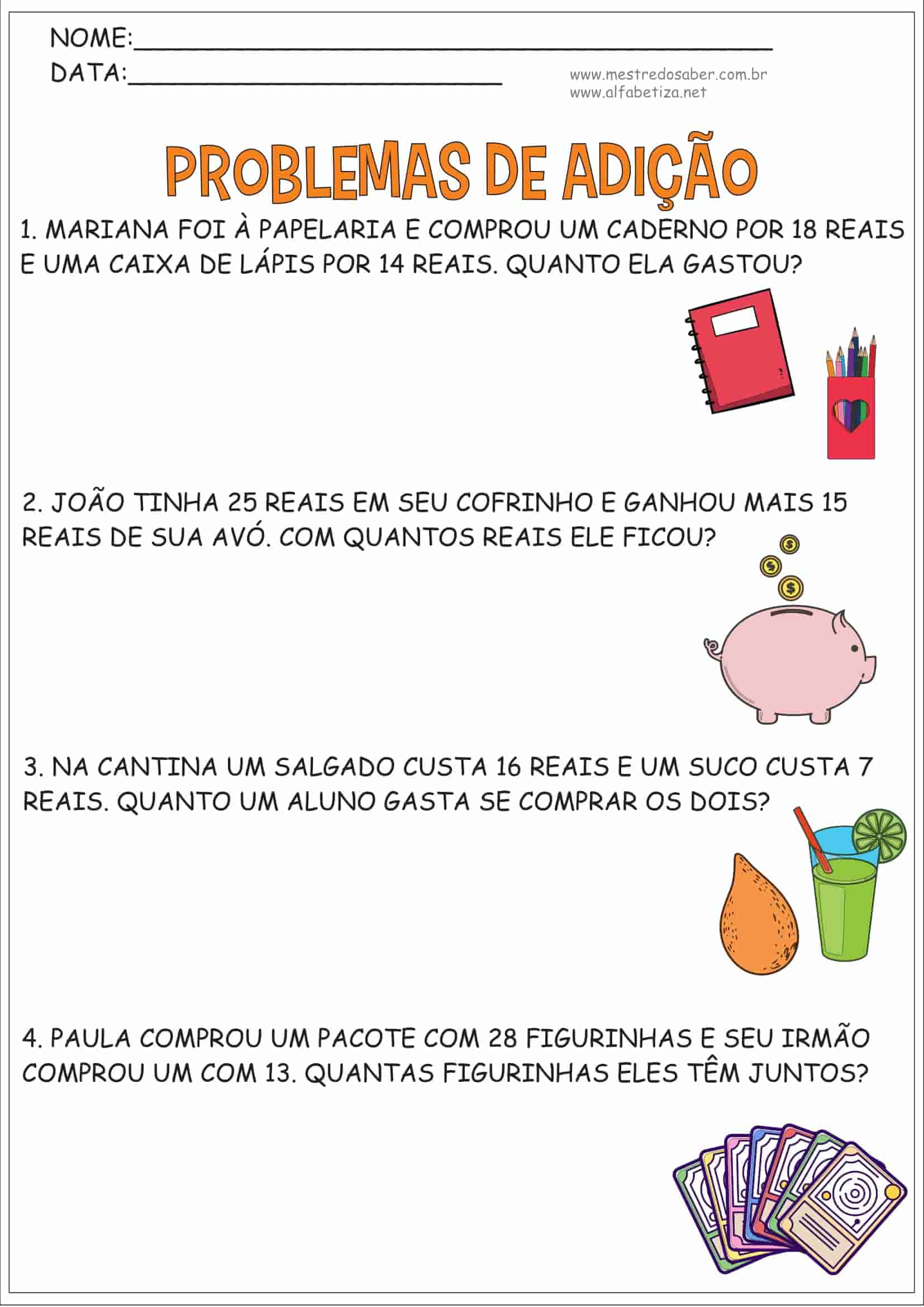 Problemas de Matemática 2 Ano - Imagem 2