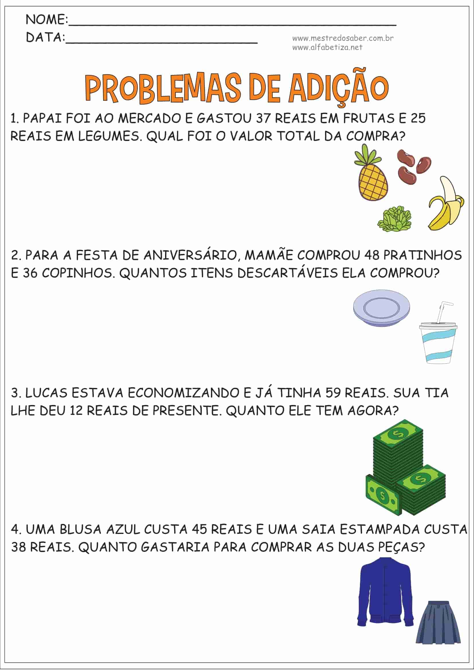 Problemas de Matemática 2 Ano - Imagem 3
