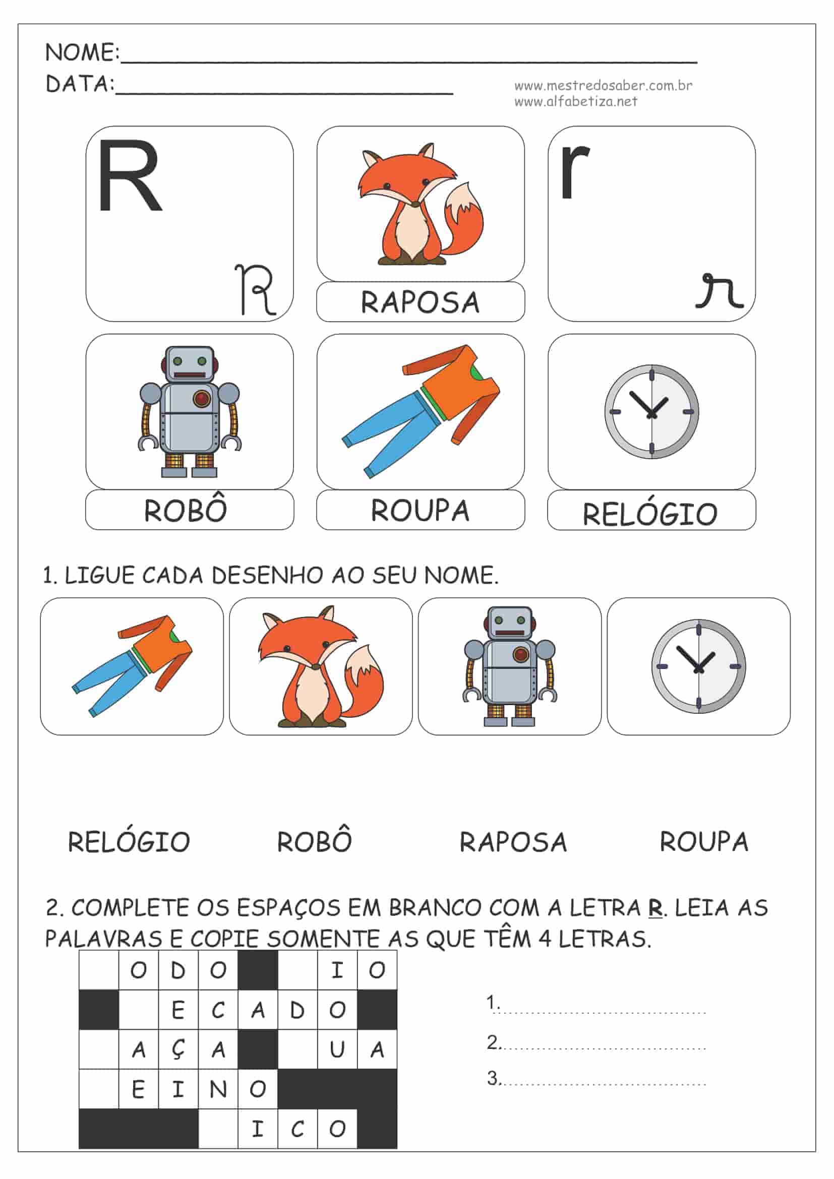 Cartilha de Alfabetização 1º ano - Mestre do Saber - Loja