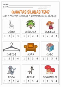 Atividades para Alfabetização - Mestre do Saber - Loja