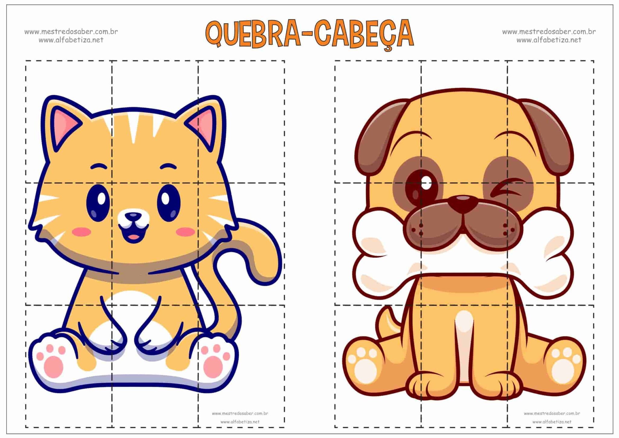 Quebra-Cabeça Educação Infantil - Mestre do Saber - Loja