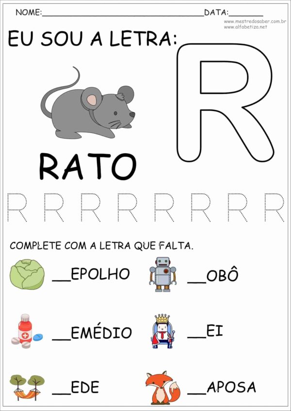 Atividades com as Letras do Alfabeto Educação Infantil - Image 2