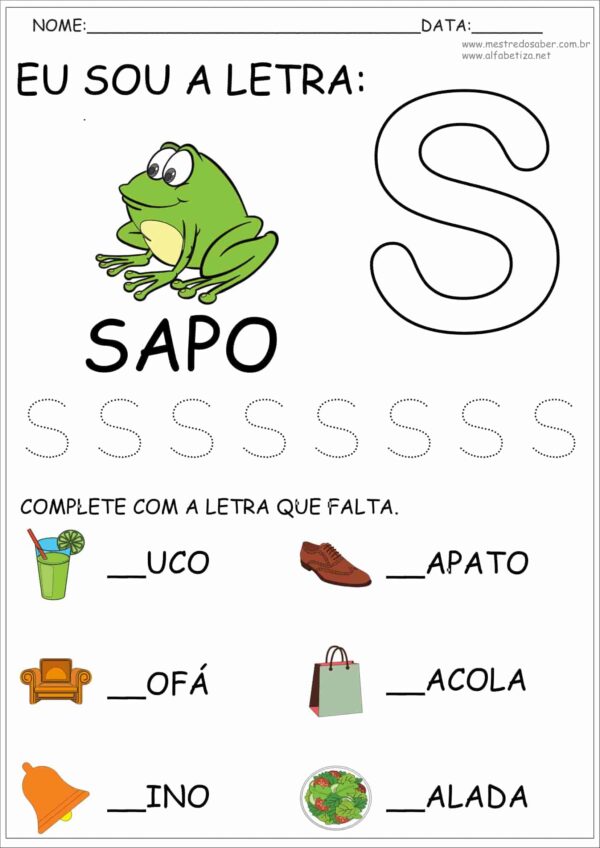 Atividades com as Letras do Alfabeto Educação Infantil - Image 3