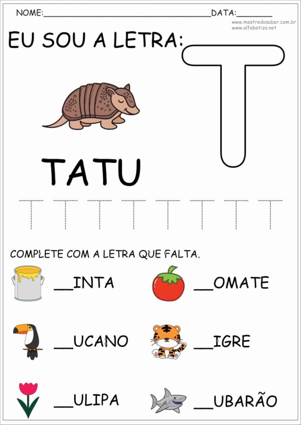 Atividades com as Letras do Alfabeto Educação Infantil - Image 4