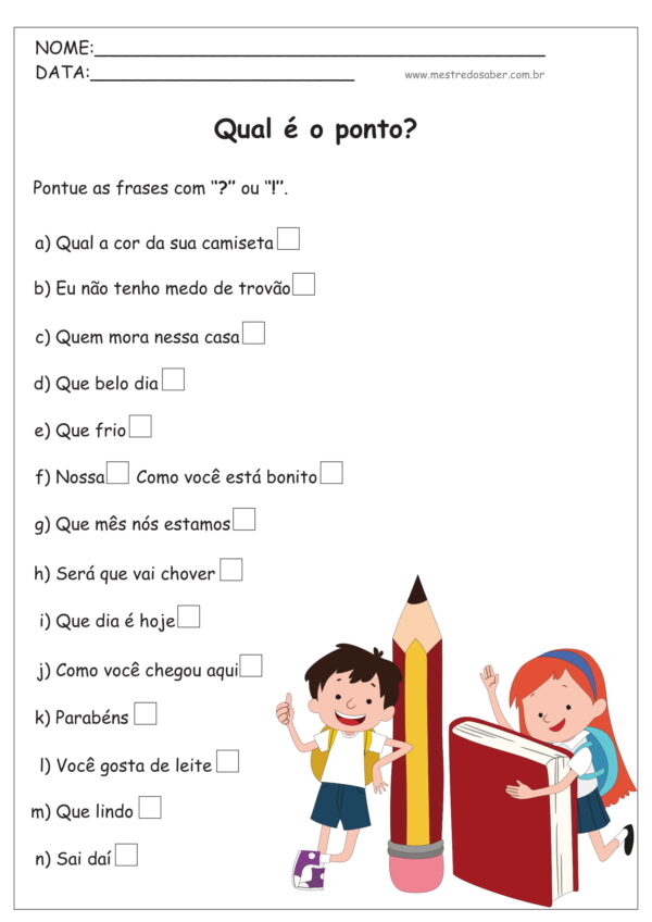 Atividades de Pontuação - Image 4