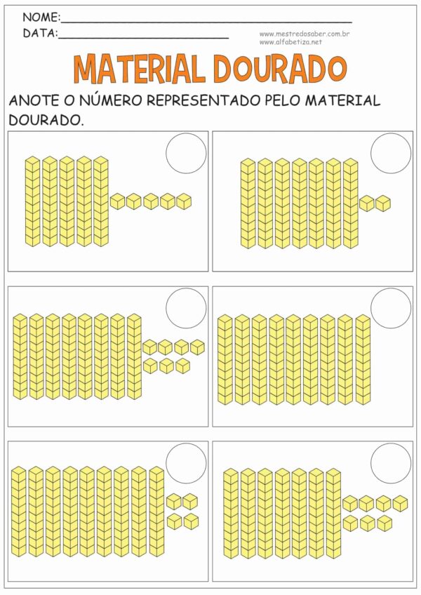 Atividades Material Dourado - Imagem 2